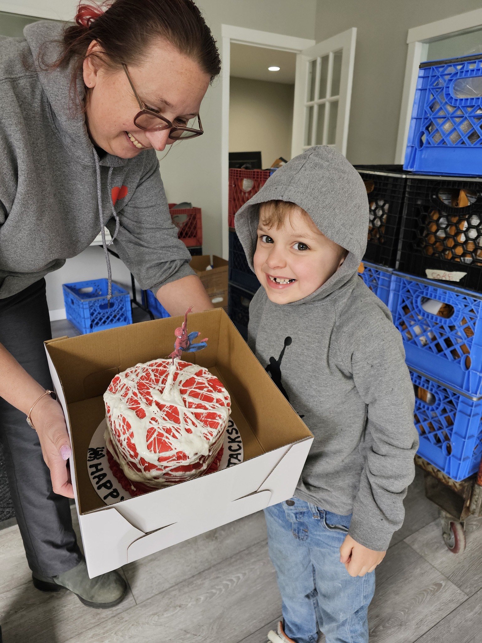 Child celebrating birthday at Bremerton Foodline