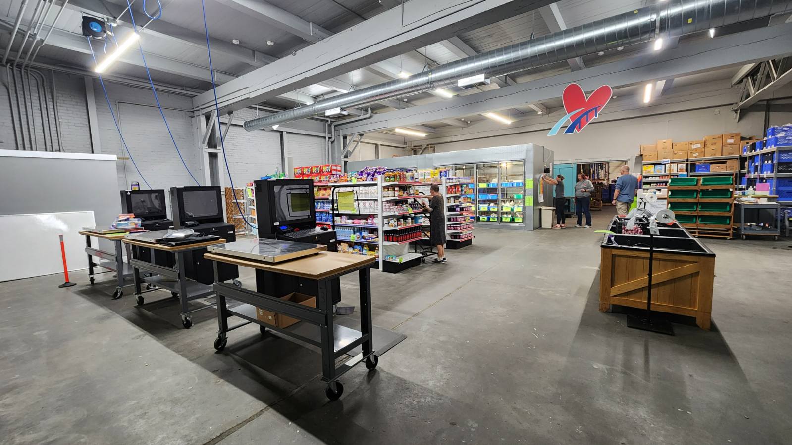 Bremerton Foodline warehouse interior